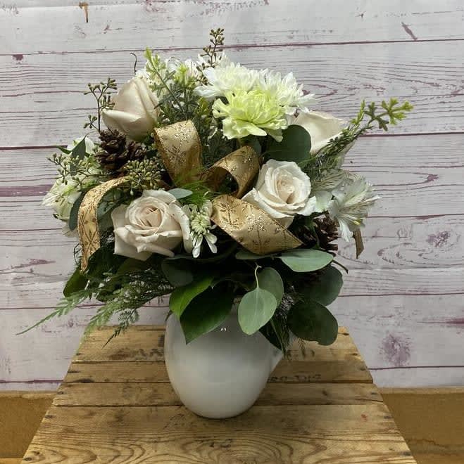 Hearth & Home Floral Arrangement in Pitcher Flower Bouquet