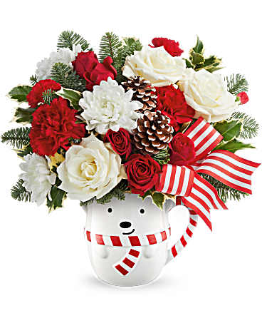 Teleflora's Send a Hug Cozy Cub Wish Bouquet