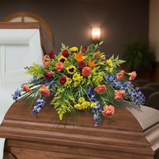 Wildflower Casket Spray