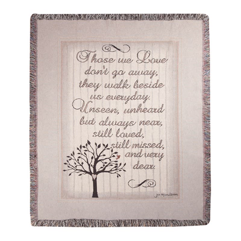 Those We Love Tapestry Throw Flower Bouquet