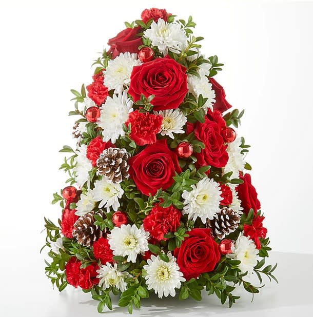 Flowering Holiday Tree Flower Bouquet
