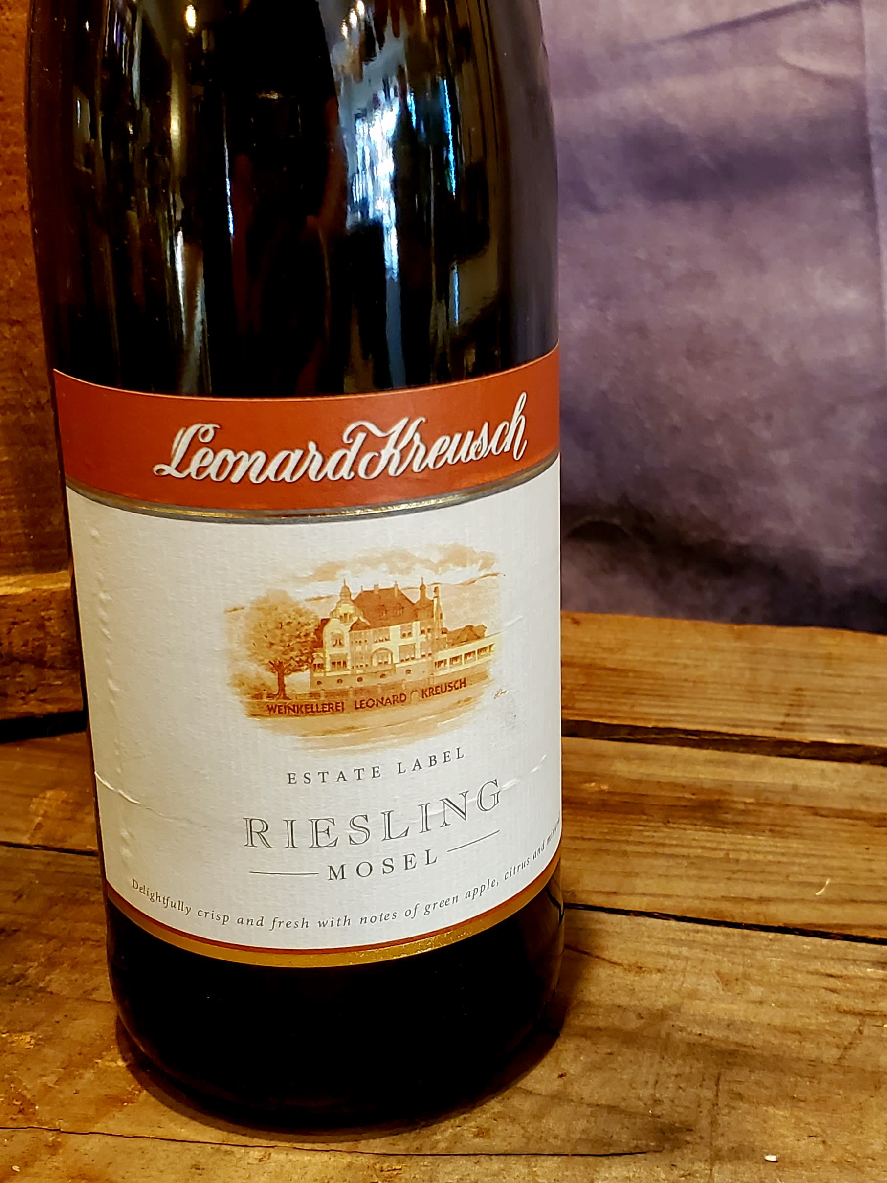Riesling, Mosel, Leonard Kreusch, ESTATE LABEL