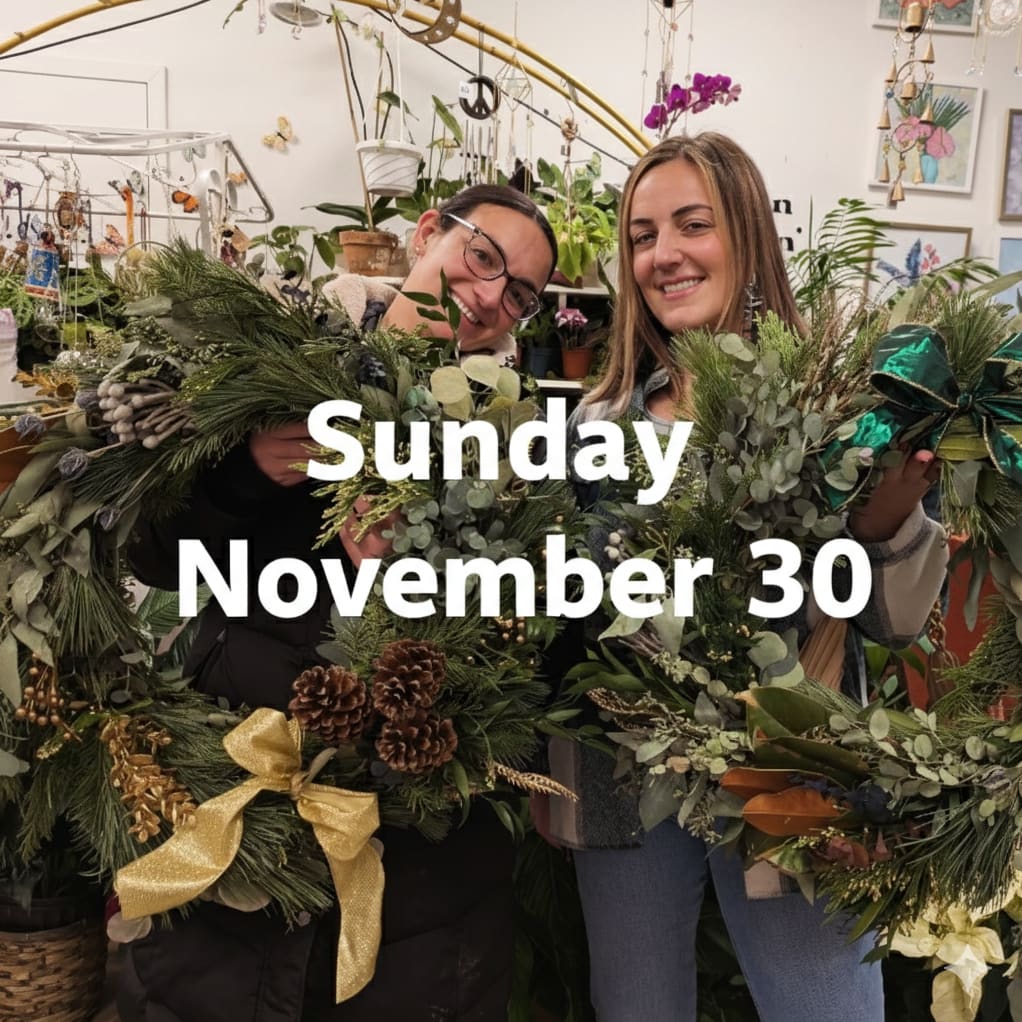 Wreath Making Workshop Nov 30 Flower Bouquet