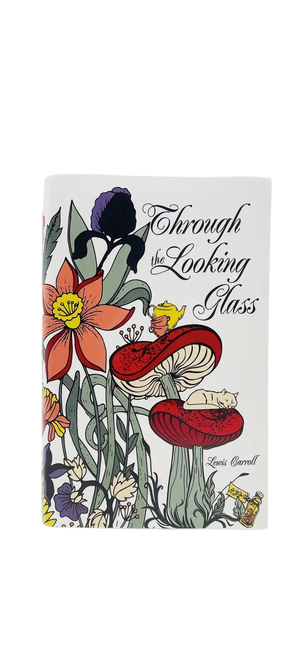 Book Vase with arrangement-Through The Looking Glass Flower Bouquet