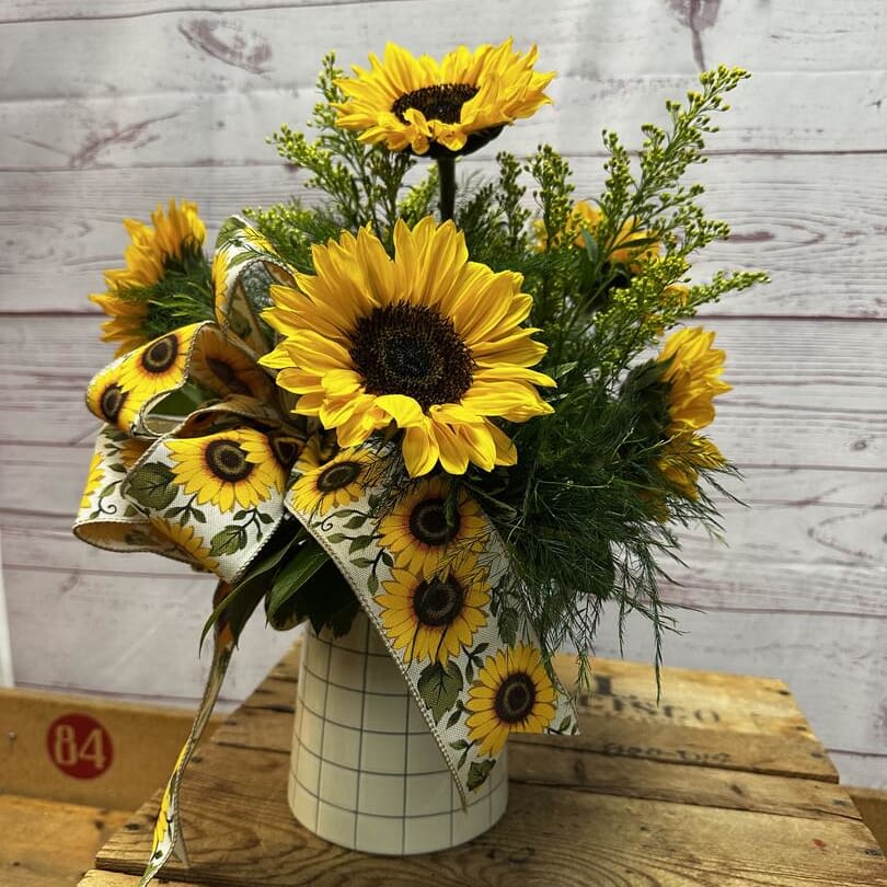 Sunflower Surprise Pitcher
