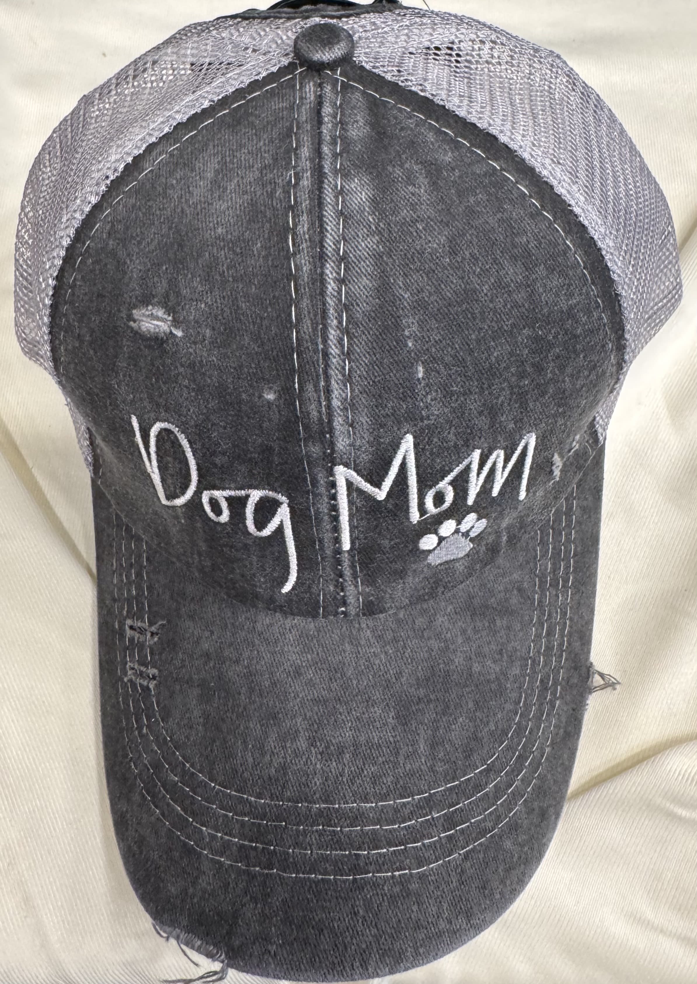 Dog Mom Ponytail Hat