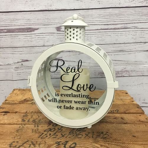 Real Love Round Lantern