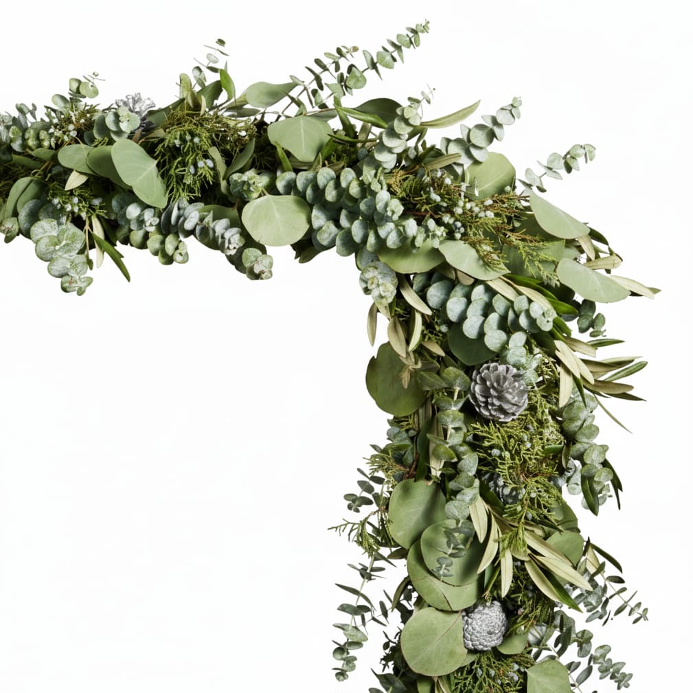 Lush Silver & Seeded Eucalyptus Garland