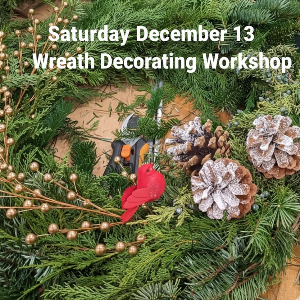 Wreath Decorating Workshop Dec 13