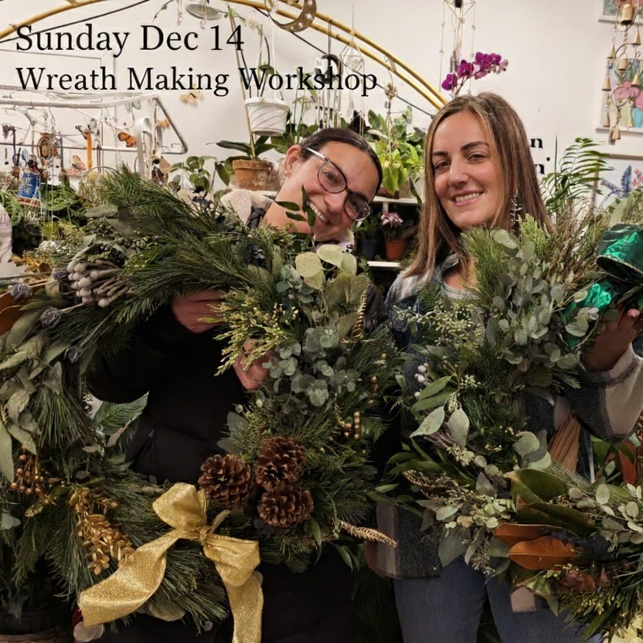 Wreath Making Workshop Dec 14