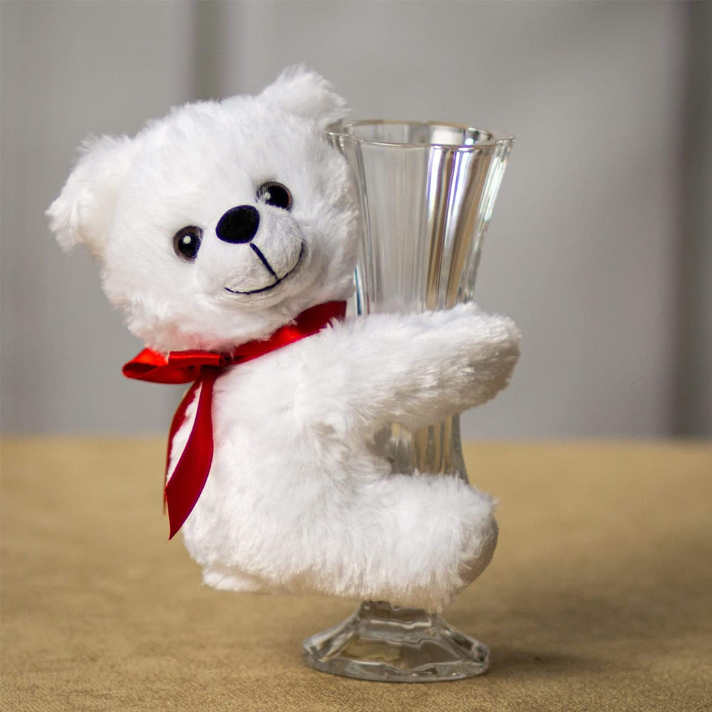 GAP2183W - White Bud Vase Hugger