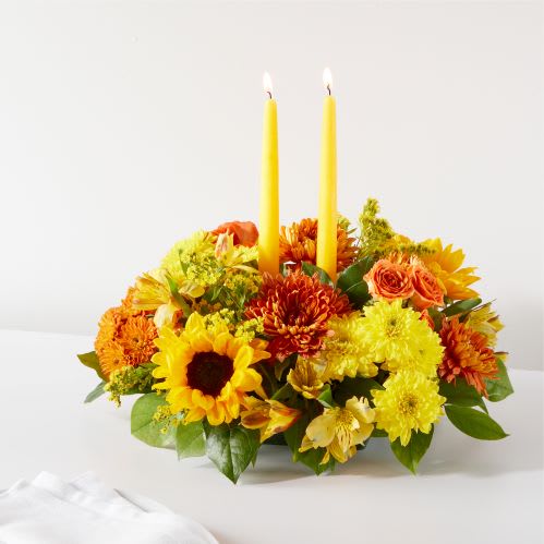 Autumn Harmony Centerpiece (Standard) Flower Bouquet