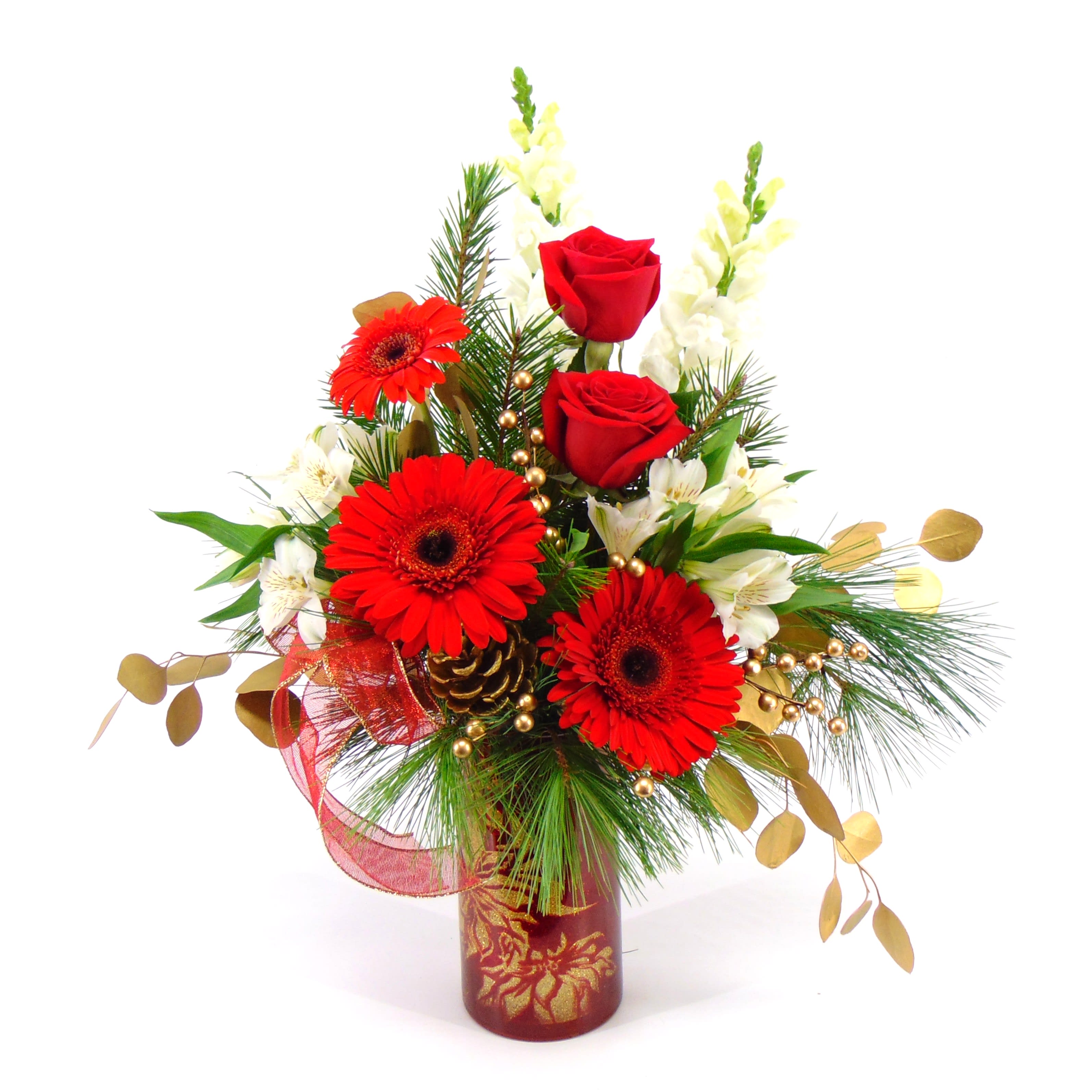 Ruby Radiance Flower Bouquet