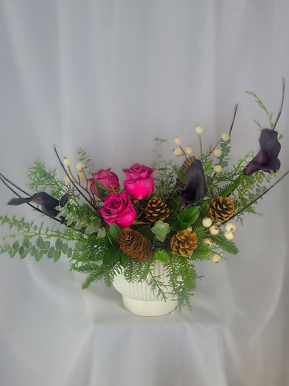 Winter Berry Flower Bouquet