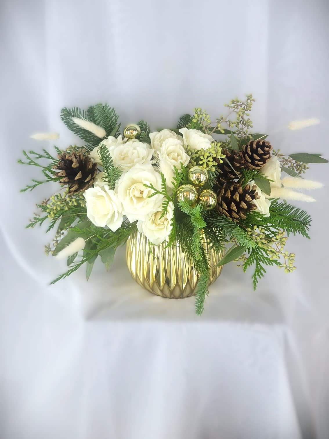 Snowy Woods Flower Bouquet