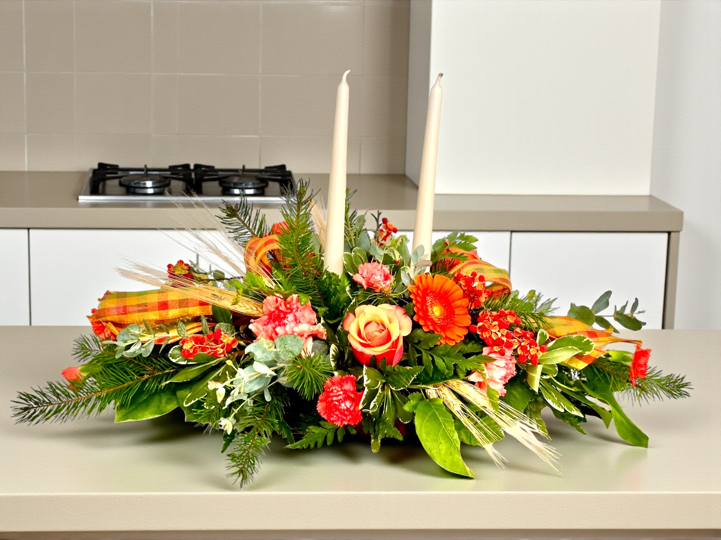 Harvest Glow Candle Centerpiece