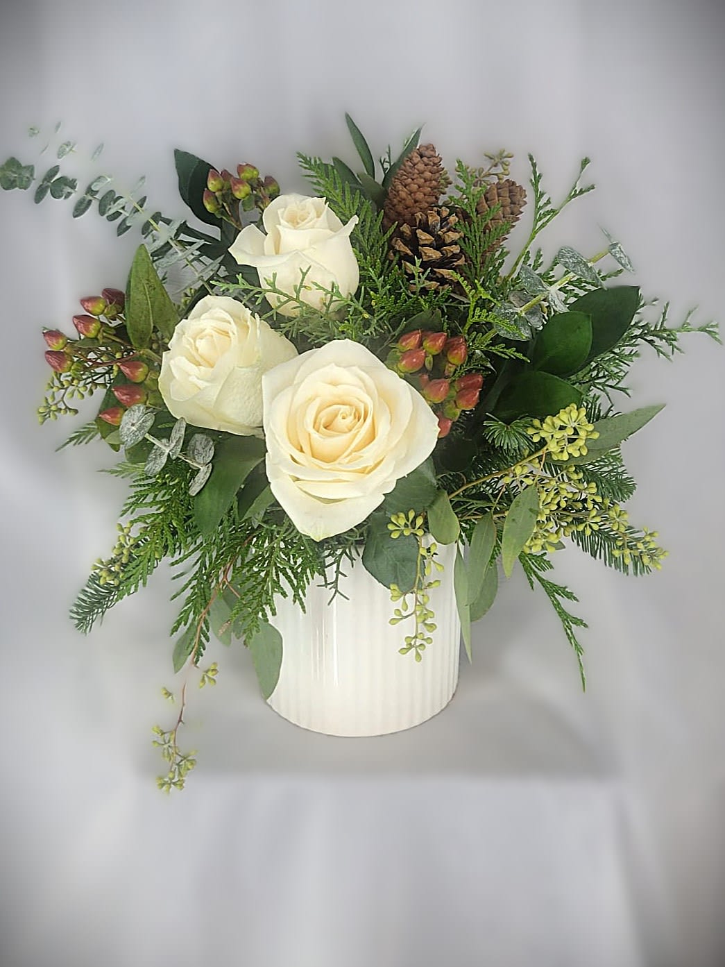 Merry Berry Christmas Flower Bouquet