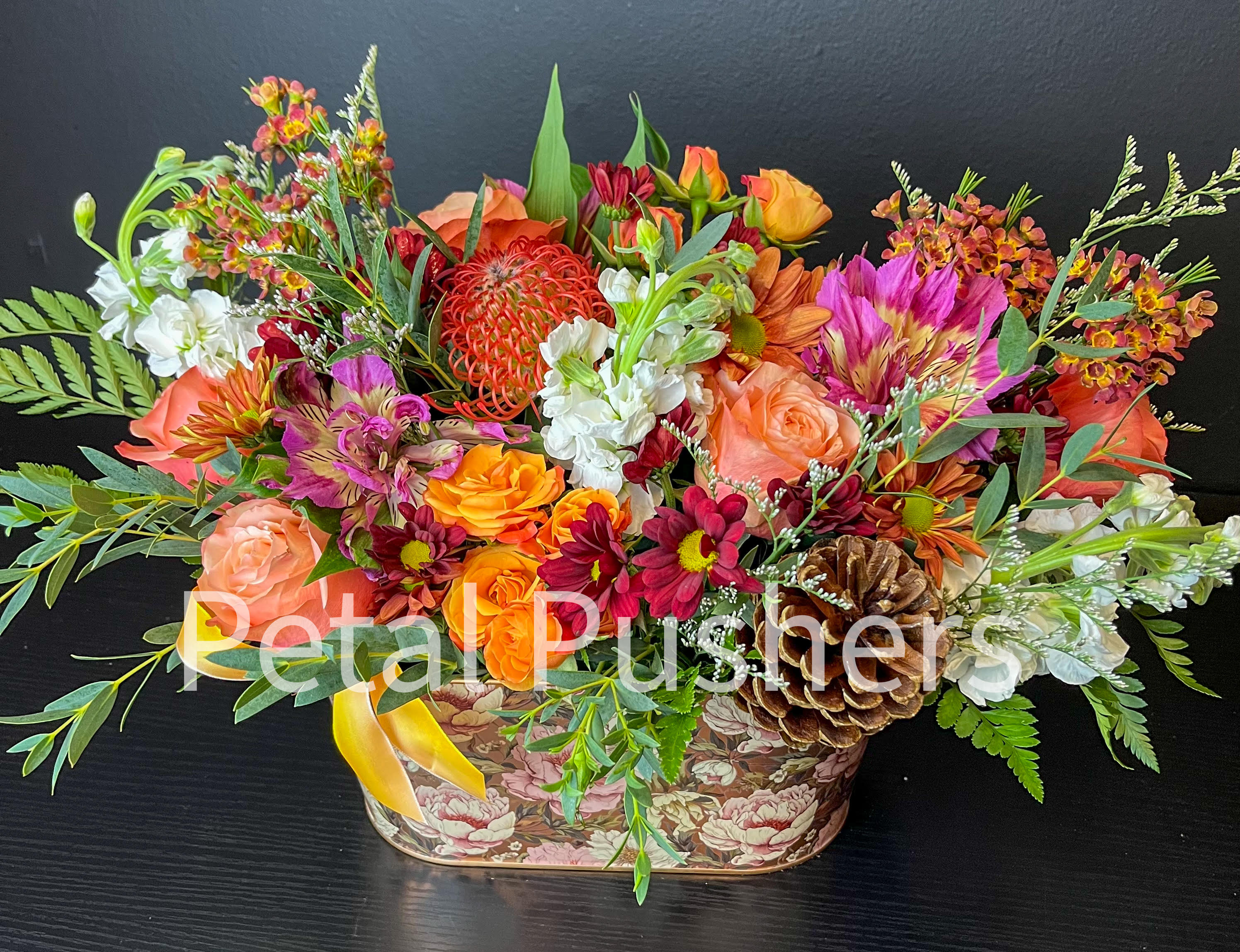 Fall Leaves Flower Bouquet
