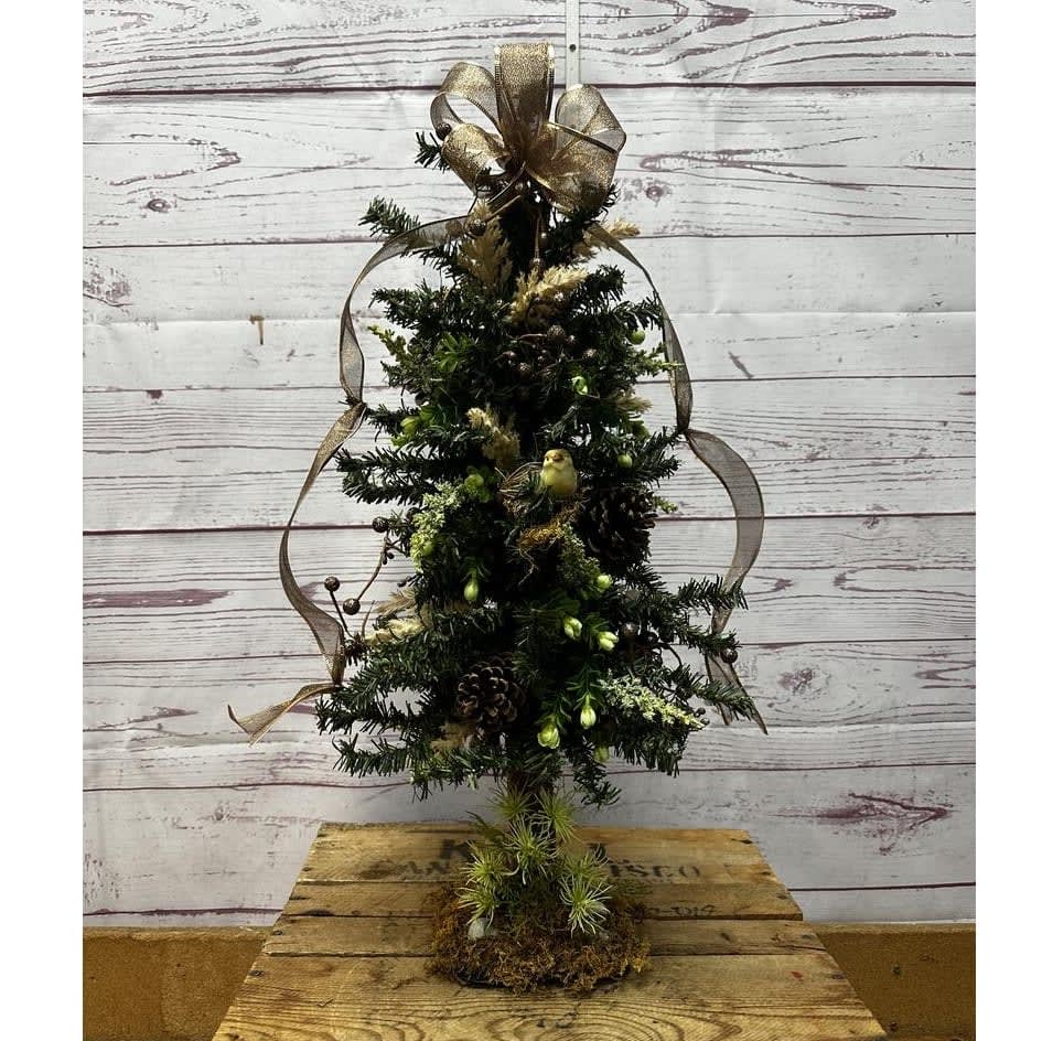 Holiday Honey Bear Tree Silk (Artificial)