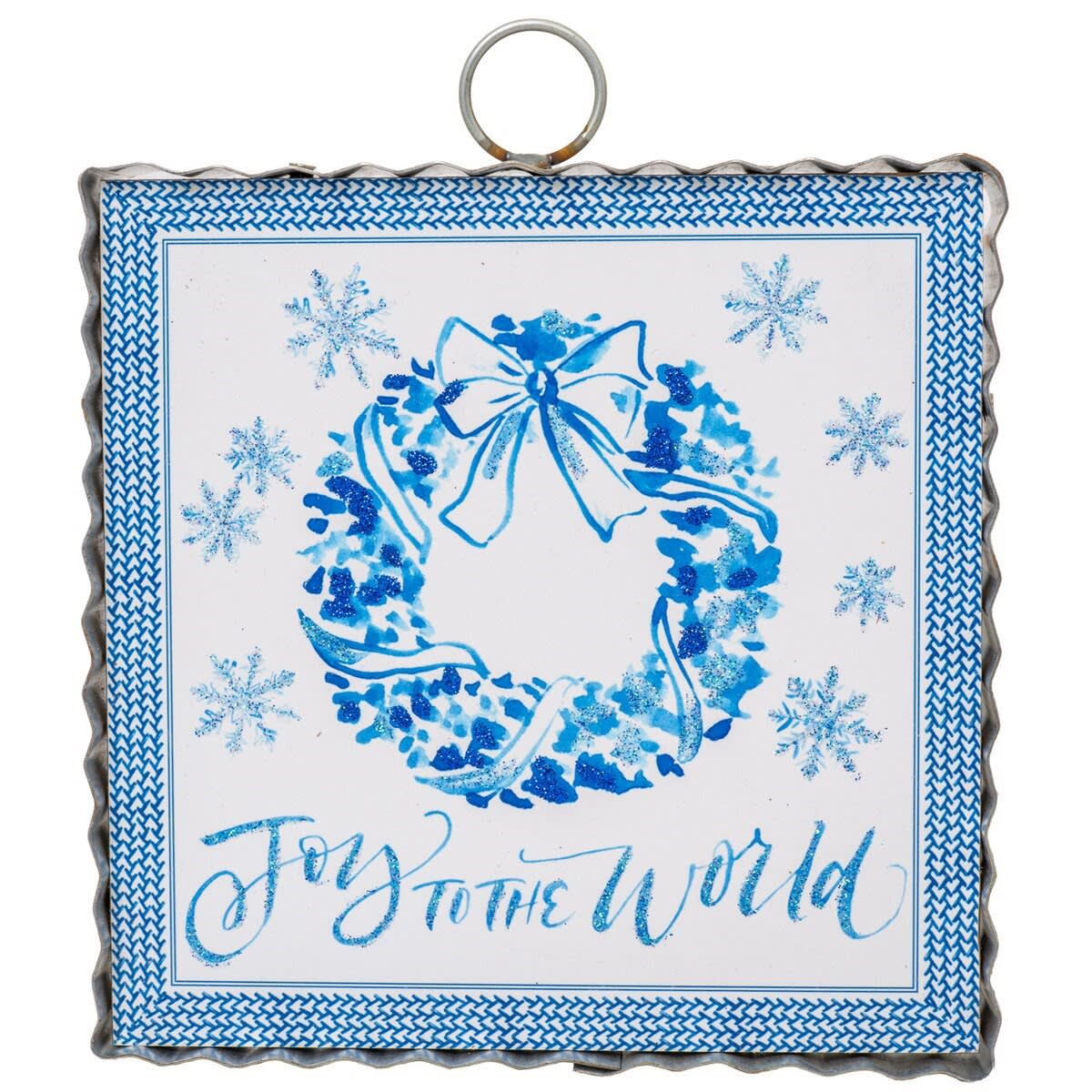 Mini Gallery Blue Joy To The World Flower Bouquet