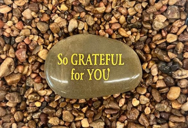 So GRATEFUL For YOU Stone Flower Bouquet