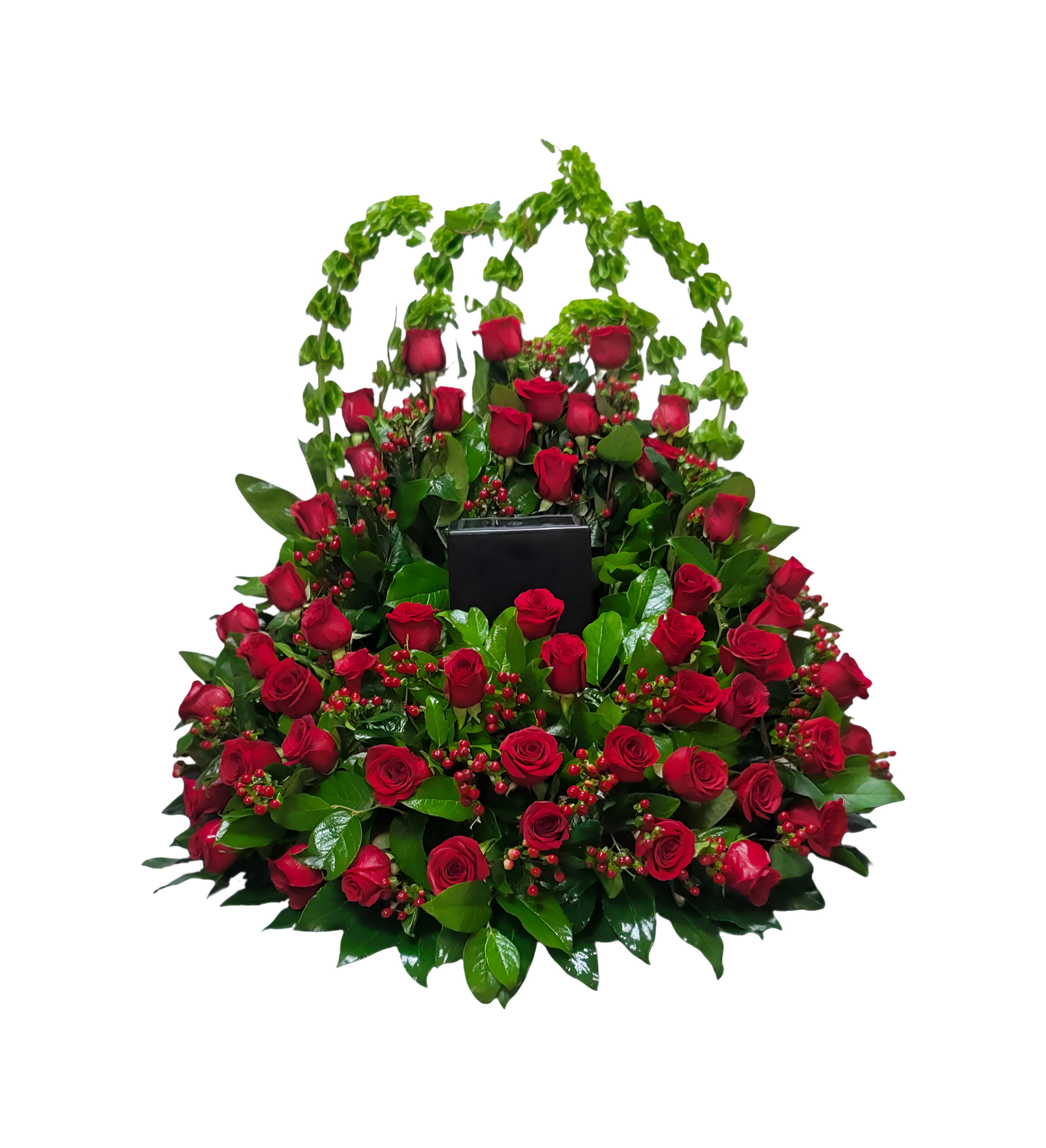AU-11 Arreglo para urna de rosas rojas Flower Bouquet