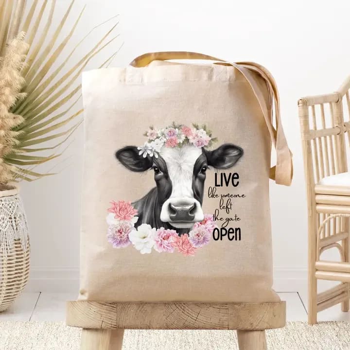 Live Like You Left The Gate Open Tote