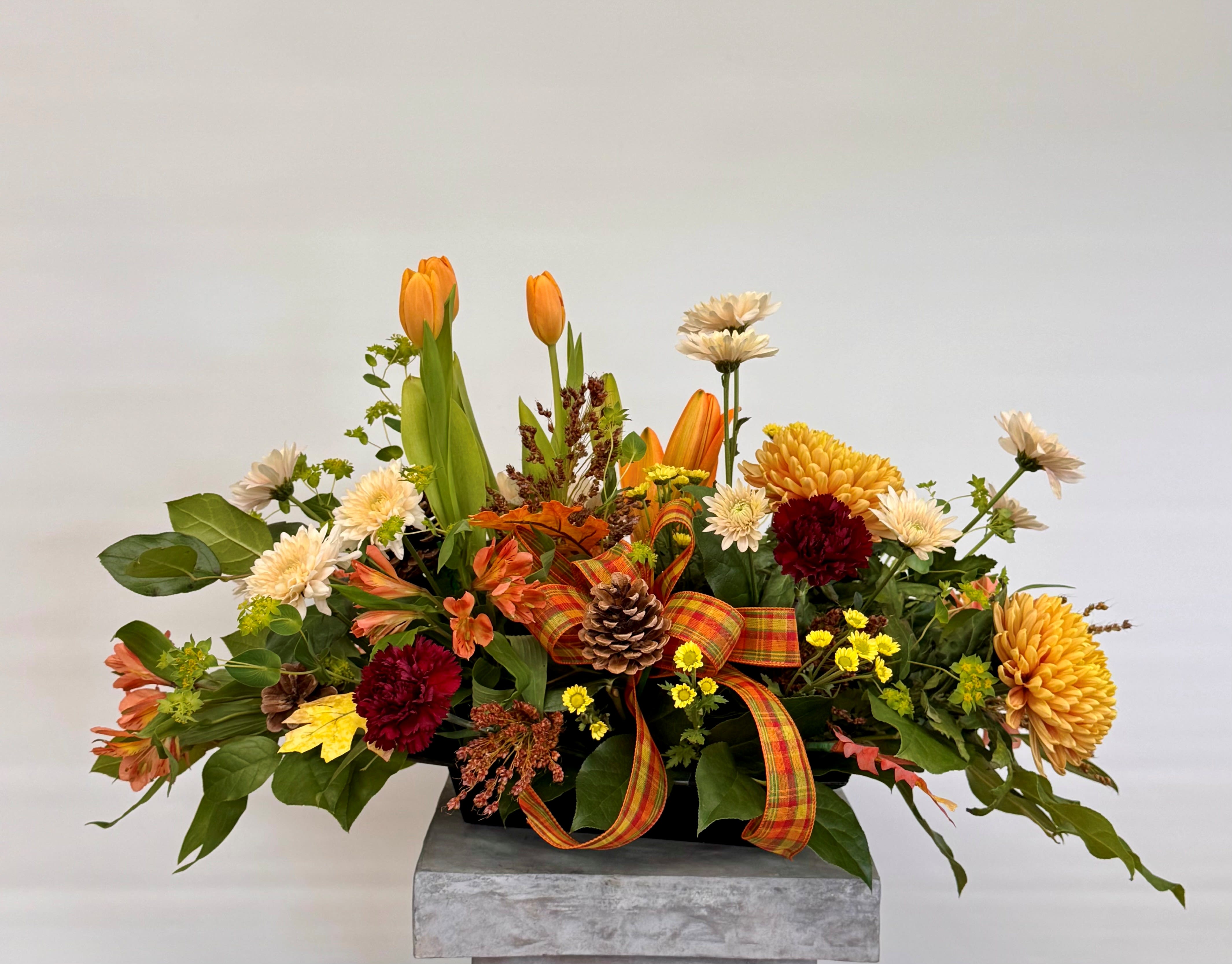 Thanksgiving Table Arrangement Flower Bouquet