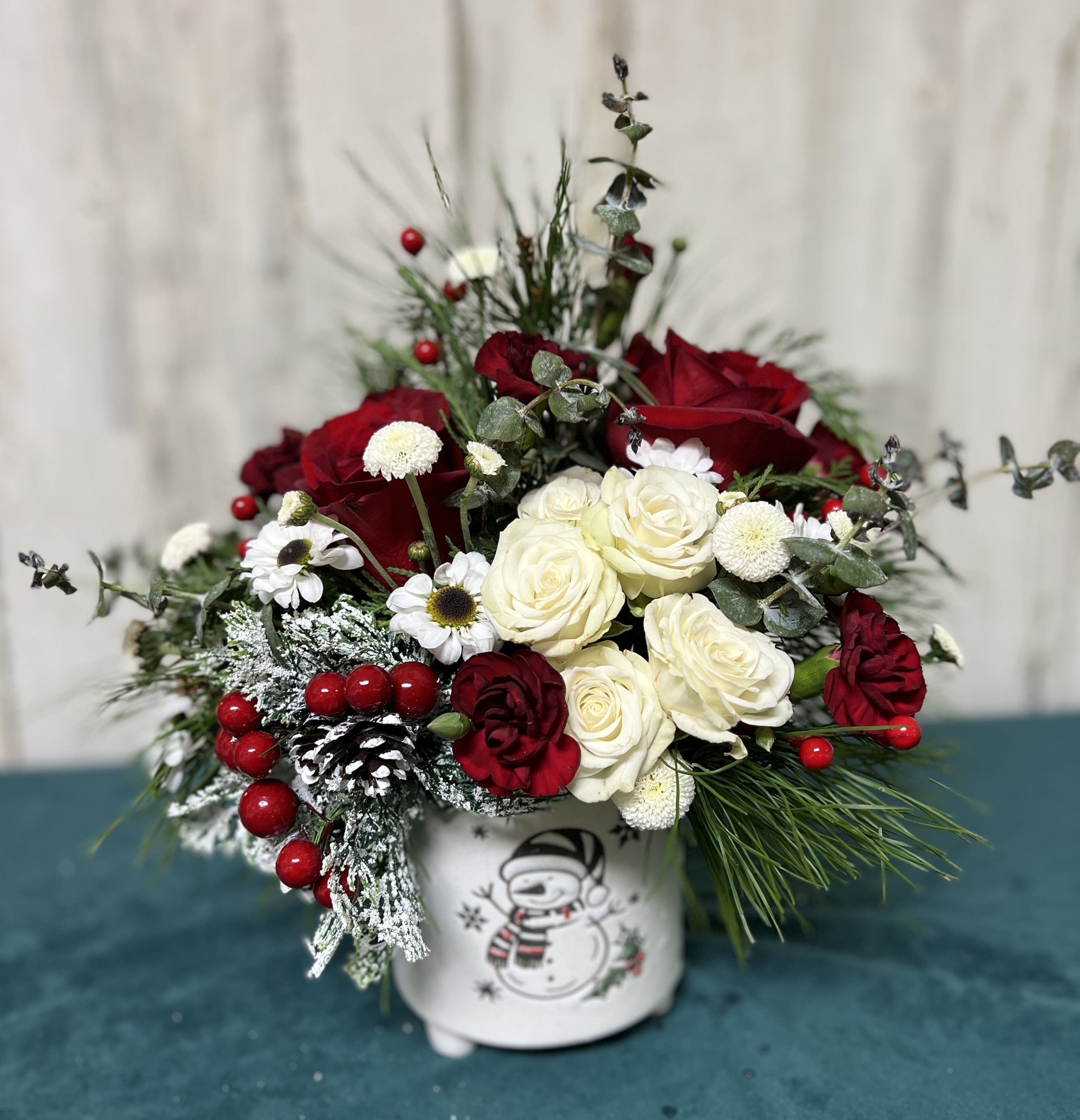 Frosty Friend Flower Bouquet