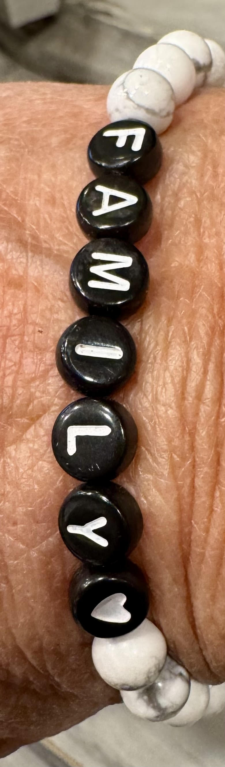 Howlite Family Crystal Bracelet