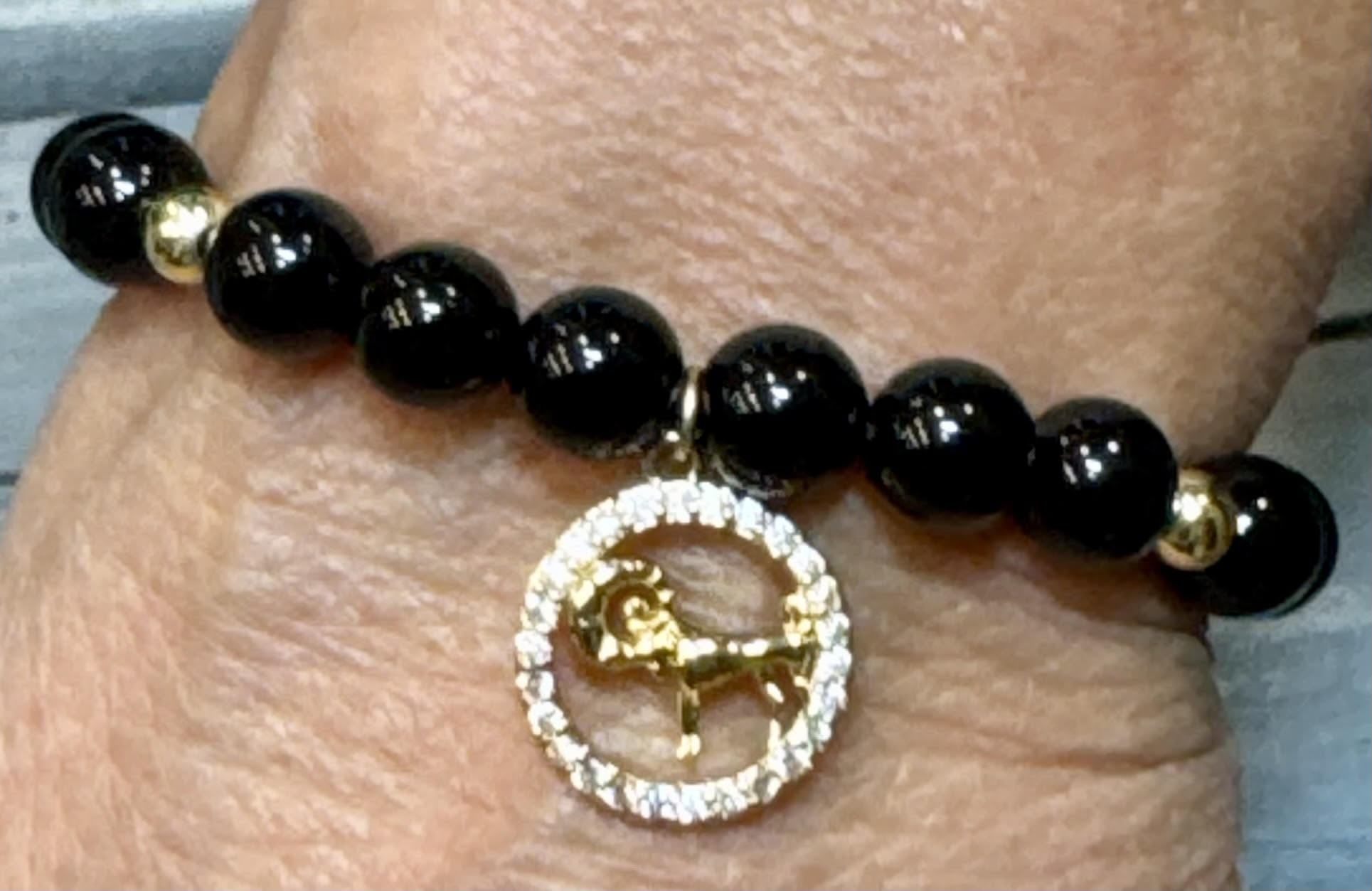 Aries Black Onyx Bracelet
