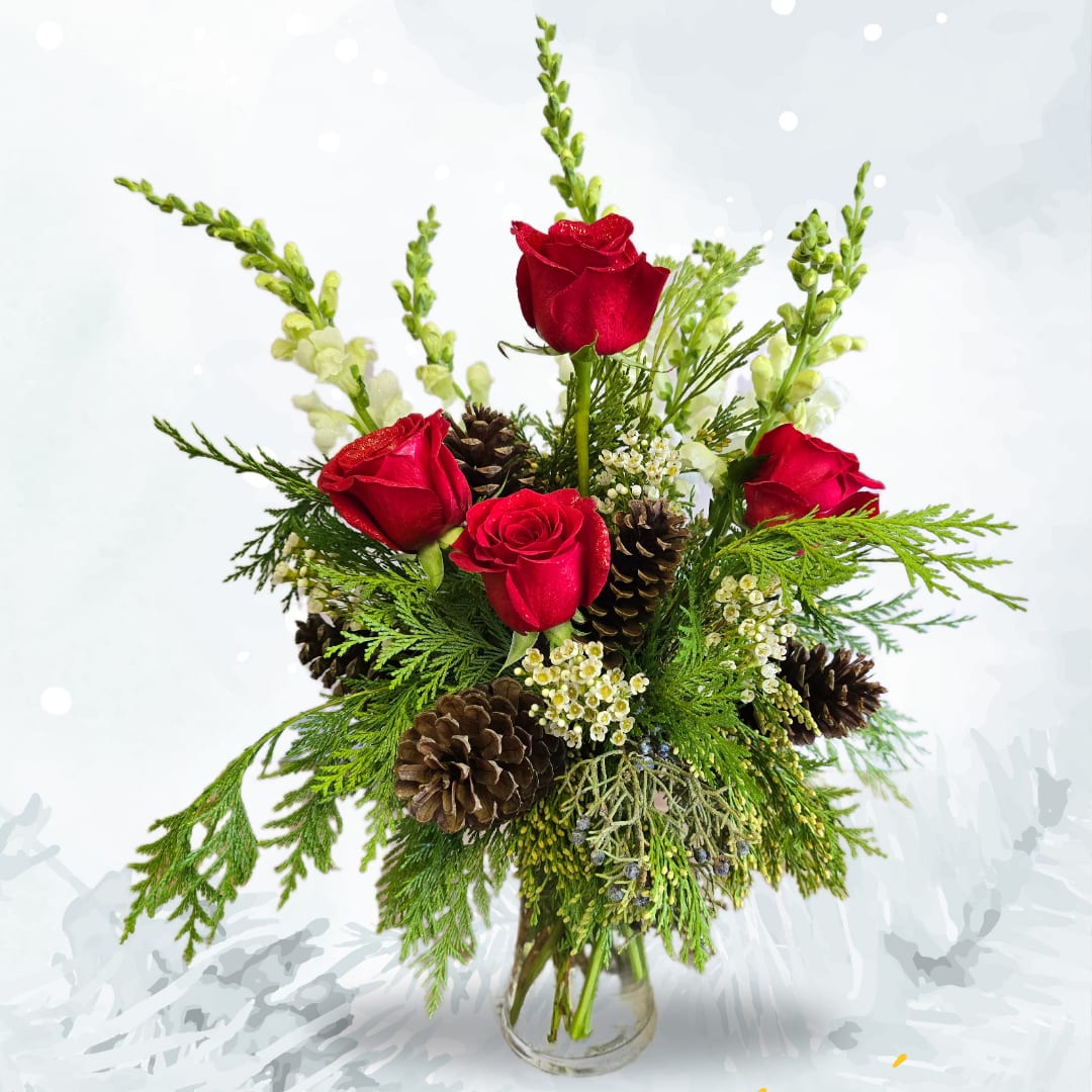 Colorado Christmas Flower Bouquet