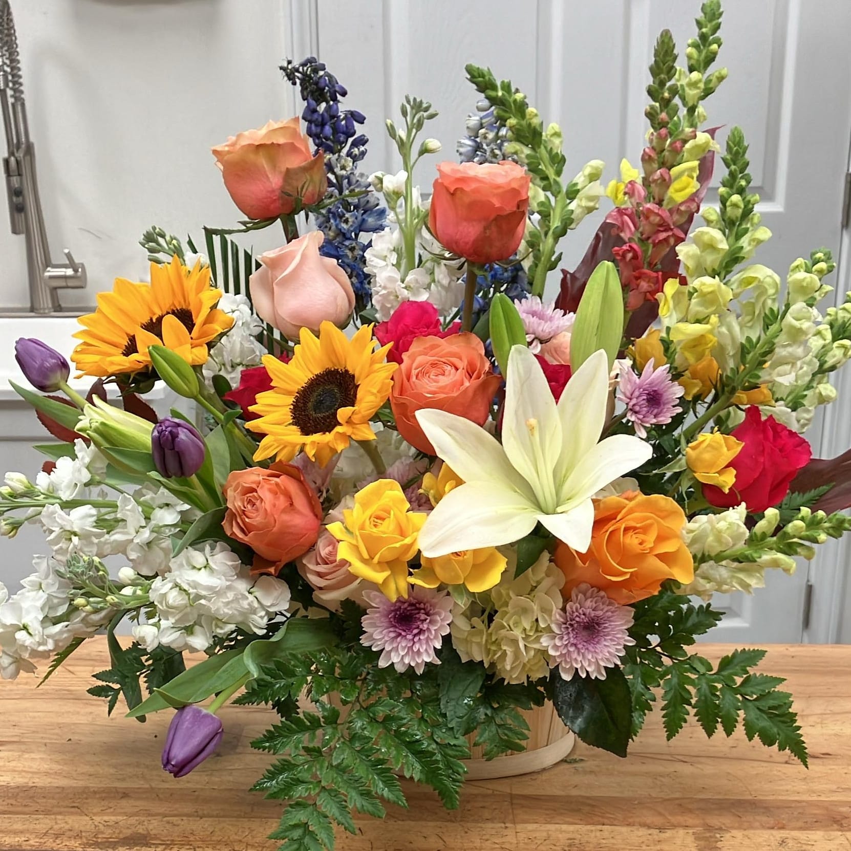 Whispering Sunshine Flower Bouquet