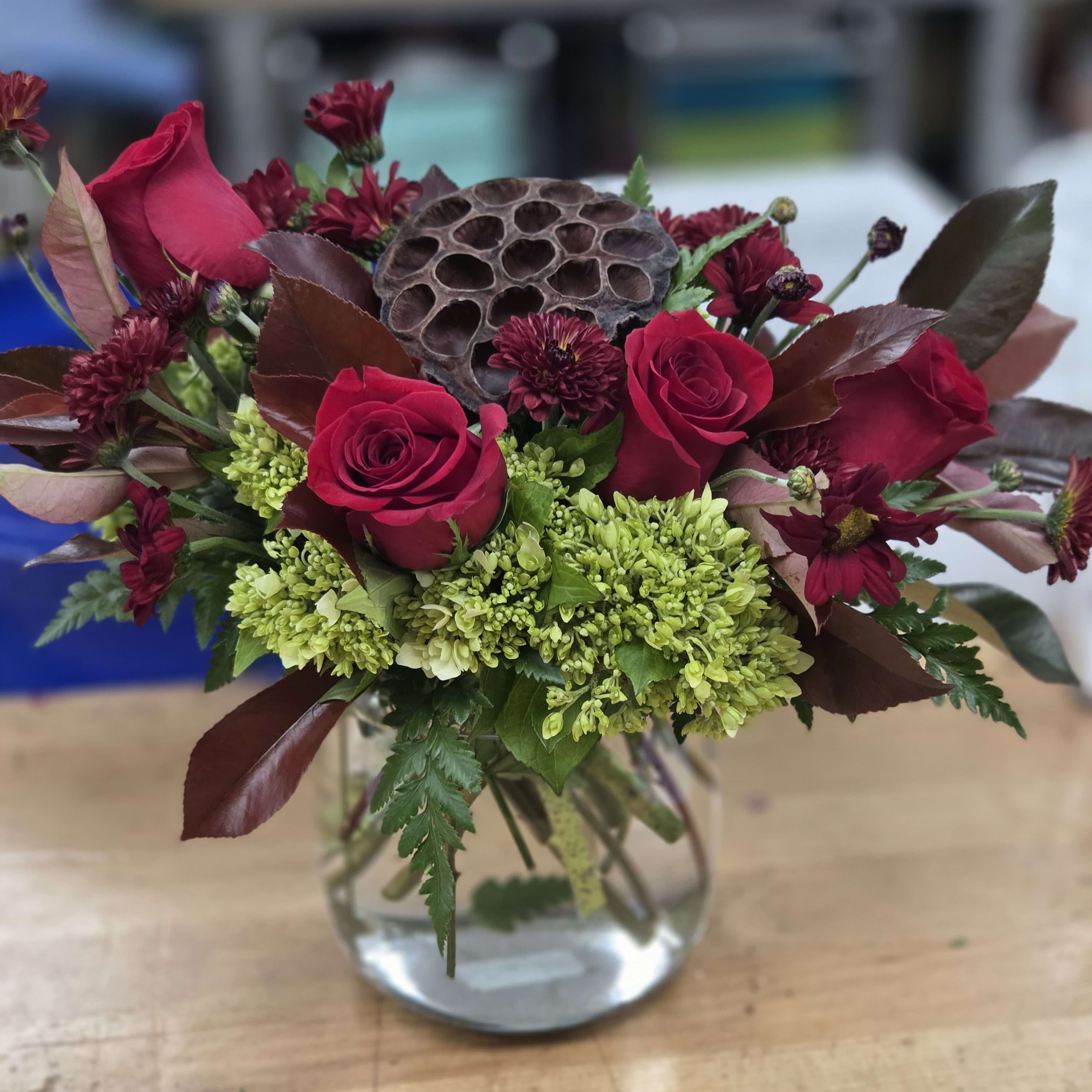 Wild Merlot Flower Bouquet