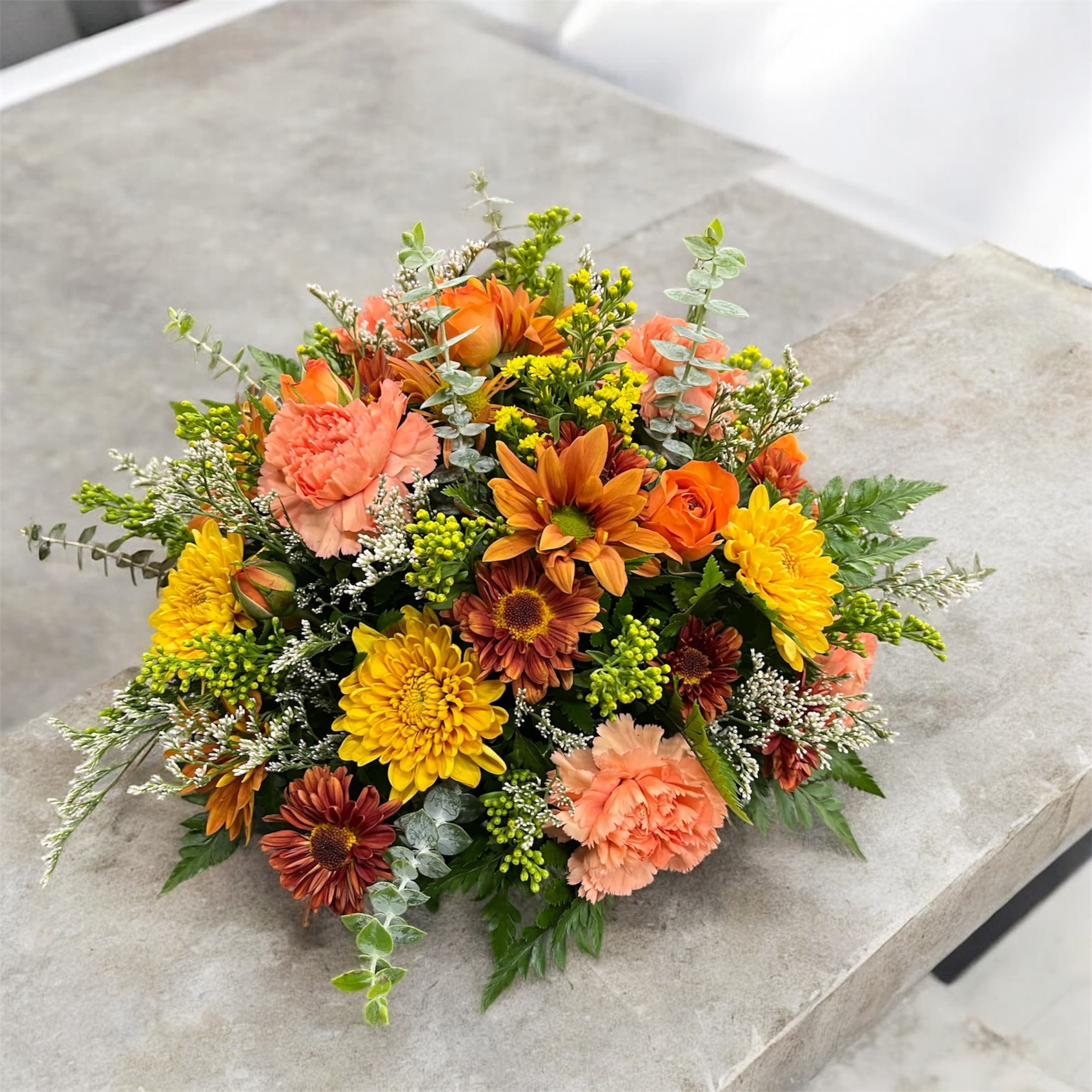 Designers Choice Thanksgiving Centerpiece Flower Bouquet