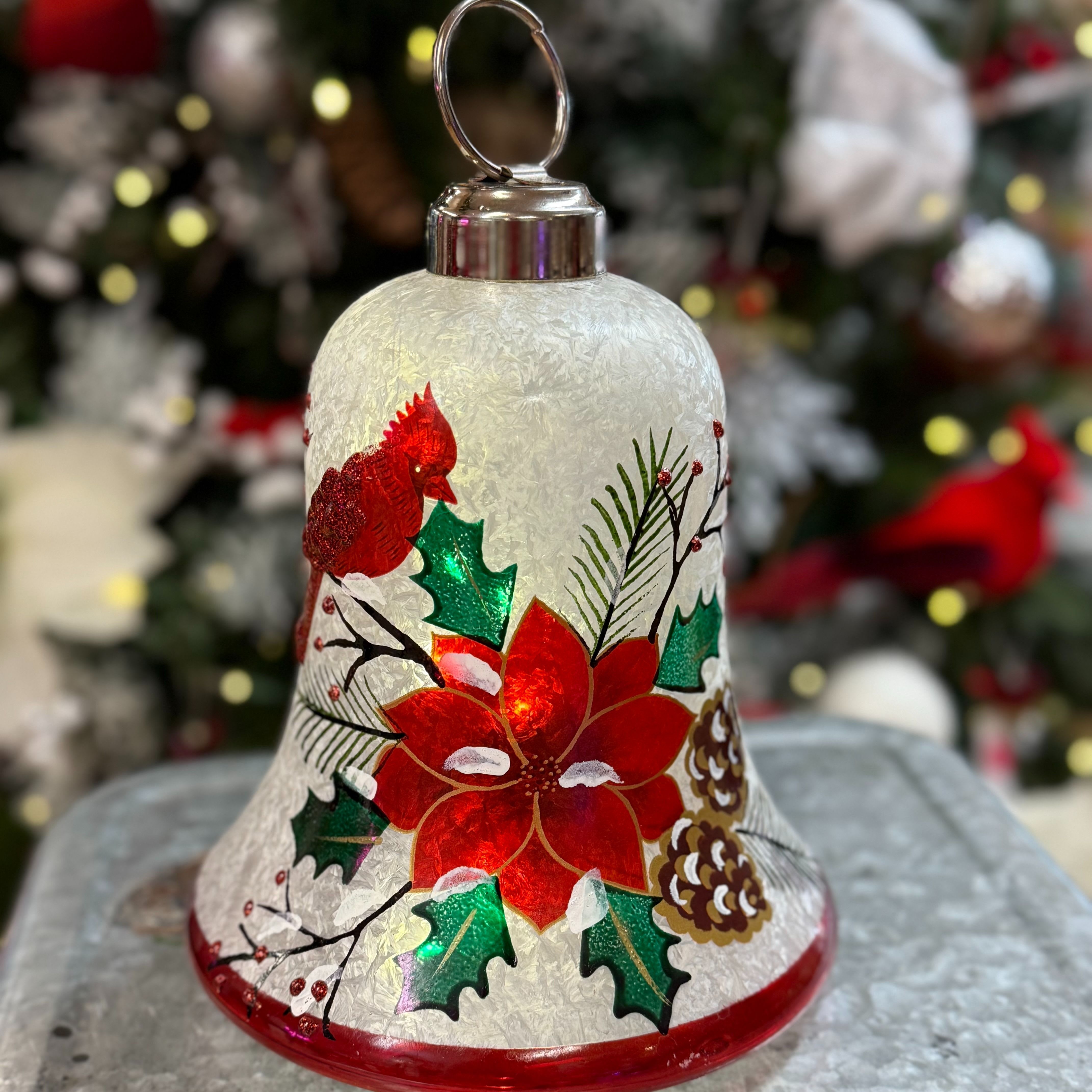 Christmas Cardinal Bell