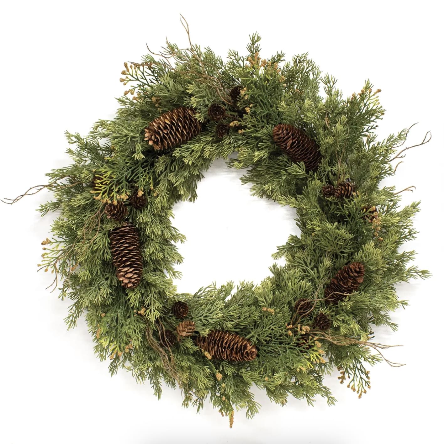 Soft Touch Cedar & Pine Wreath