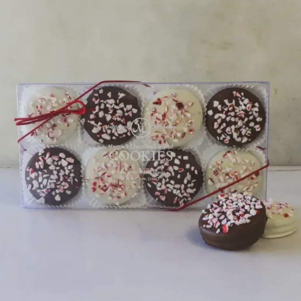 Holiday Chocolate Covered Cookies – 8 Piece