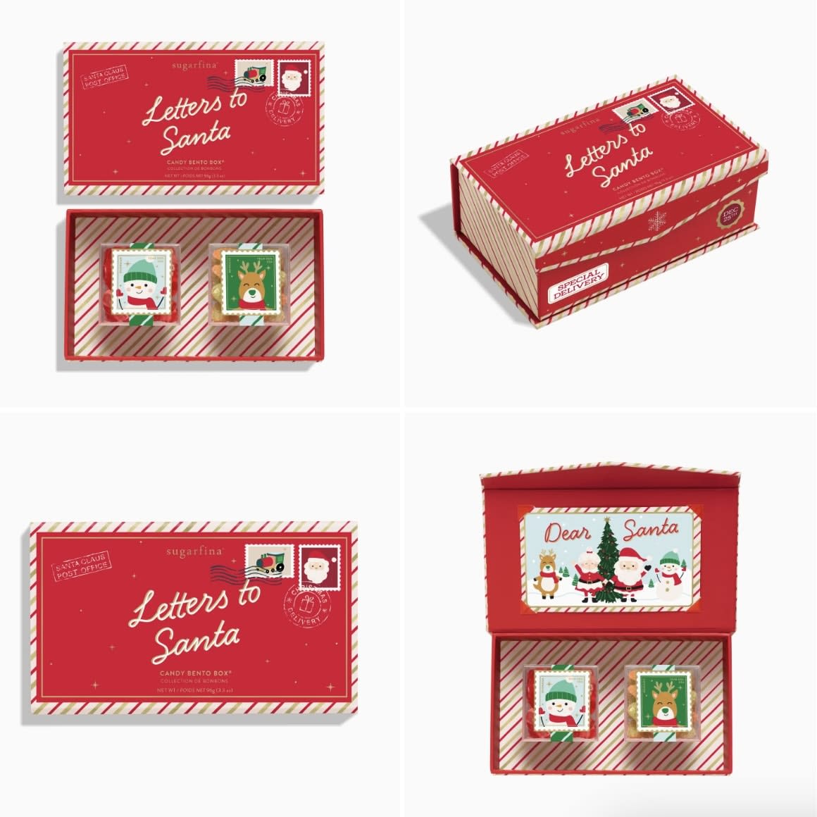 Letters to Santa Candy Bento Box – 2 Piece