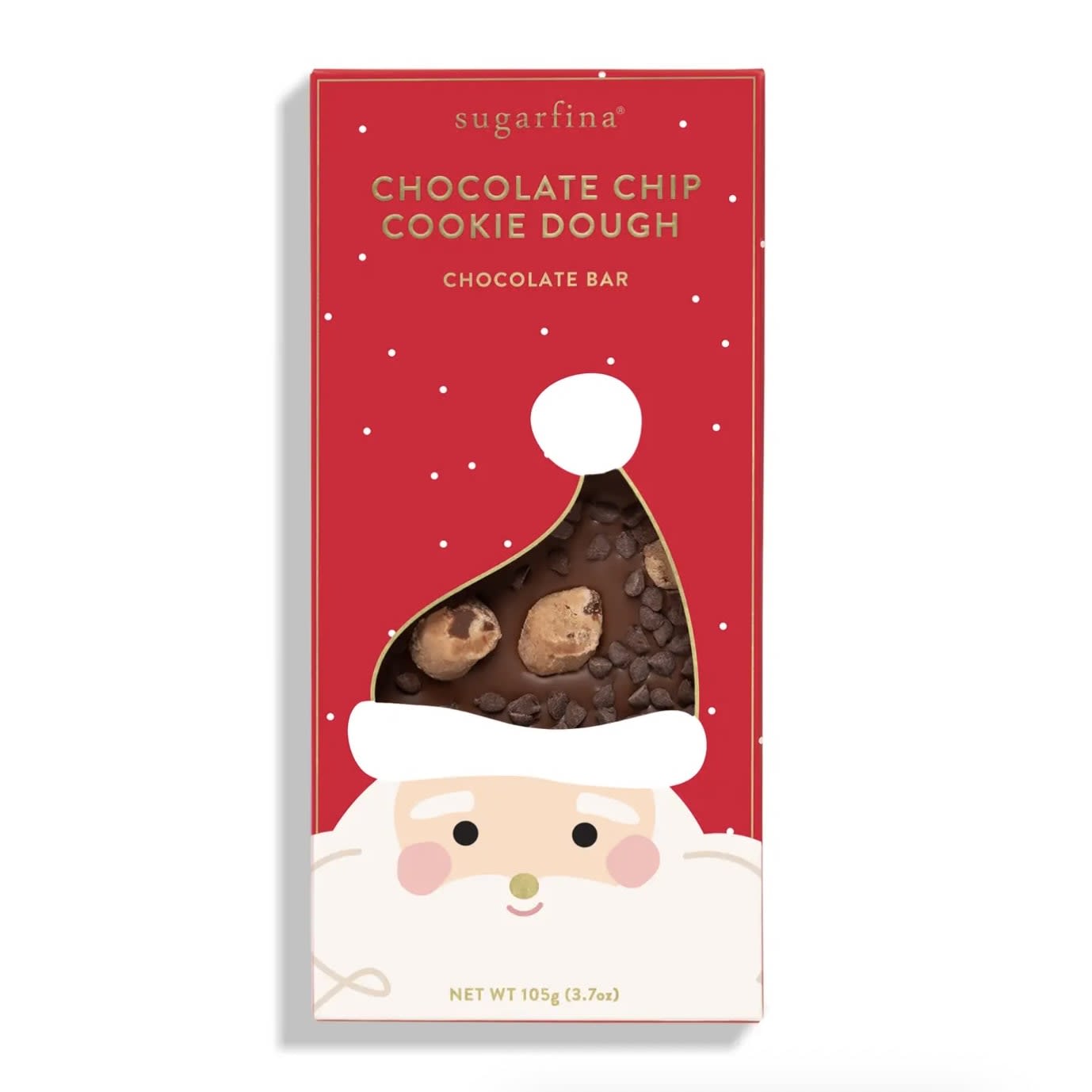 Santa Chocolate Chip Cookie Dough Bar