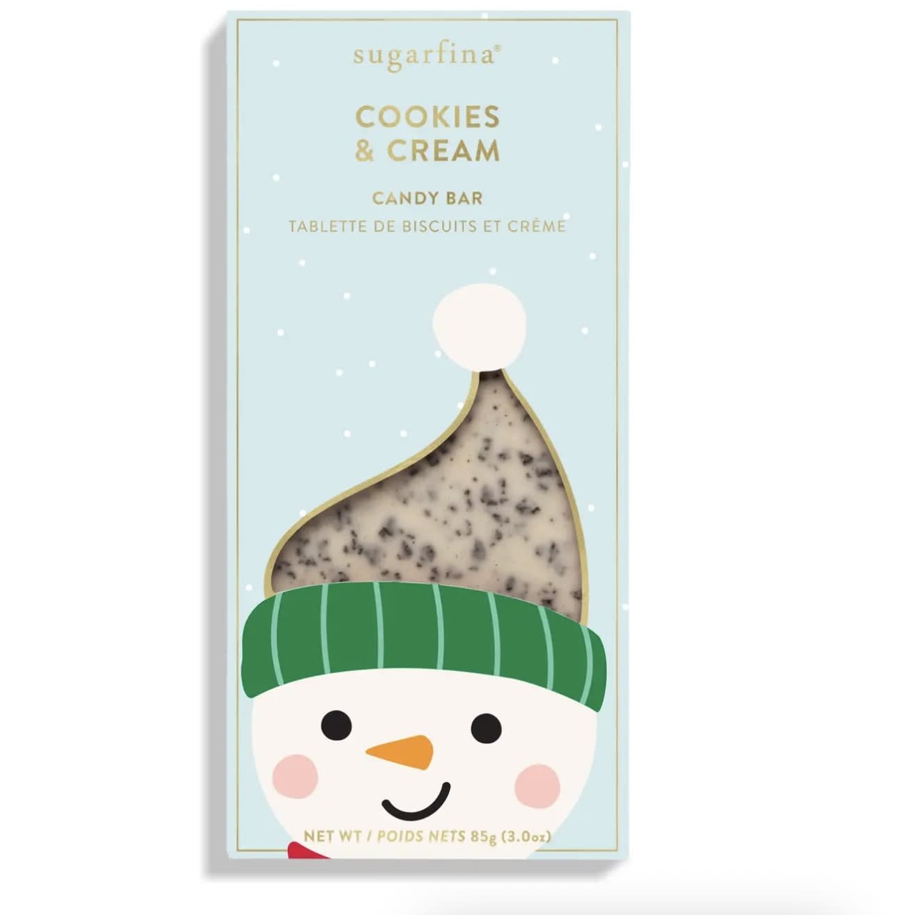 Snowman Cookies and Cream Candy Bar