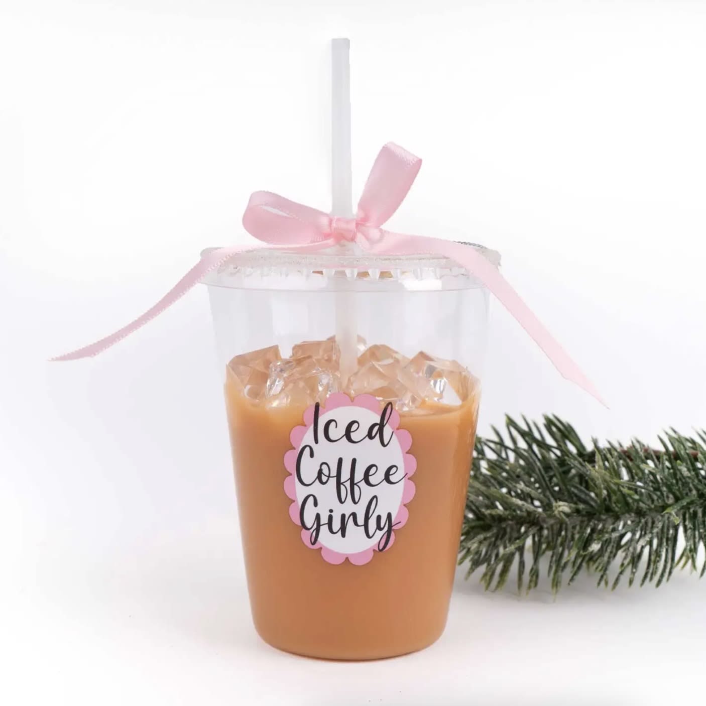 Iced Coffee Boxed Glass Ornament