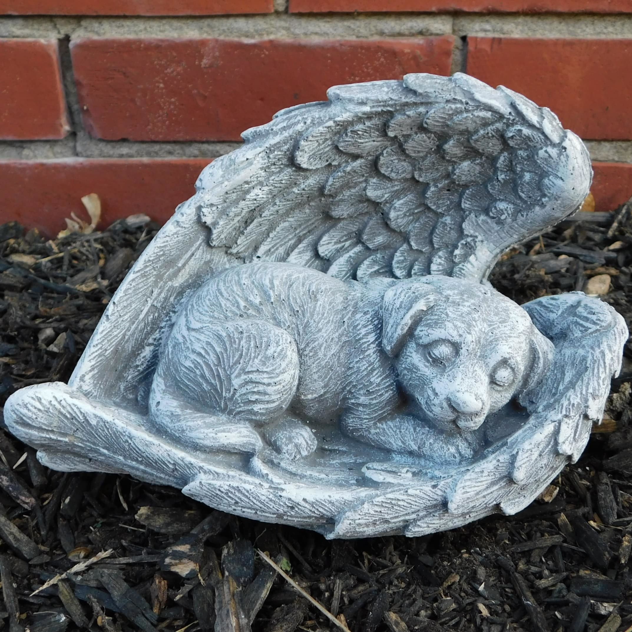 Dog in Angel Wings Pet Memorial Flower Bouquet