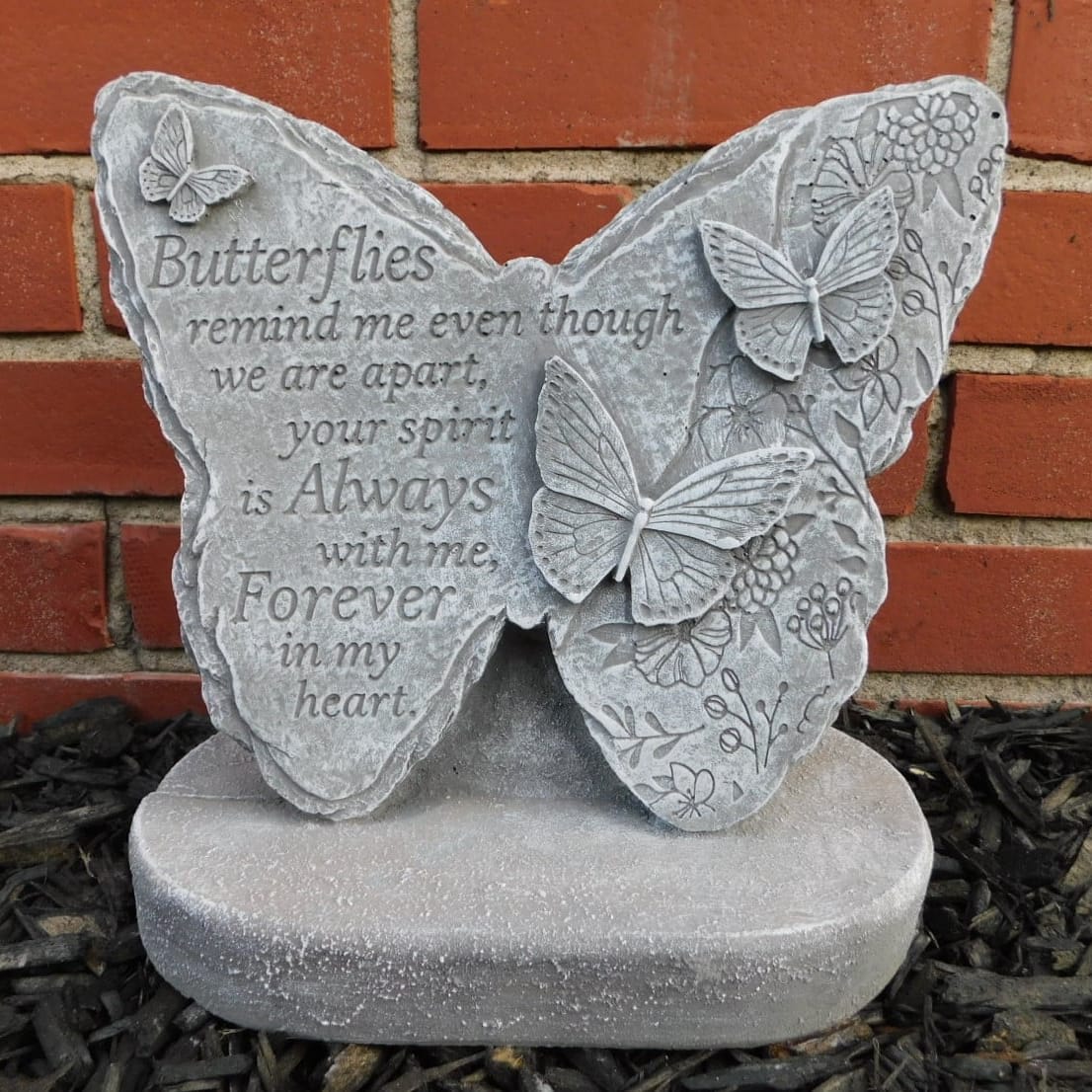 Butterfly Shaped Standup Stone