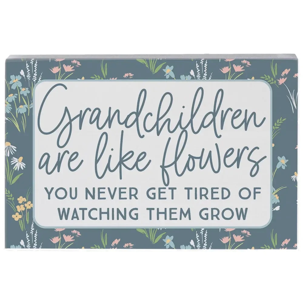 Grandchildren Flowers - Small Talk Rectangle