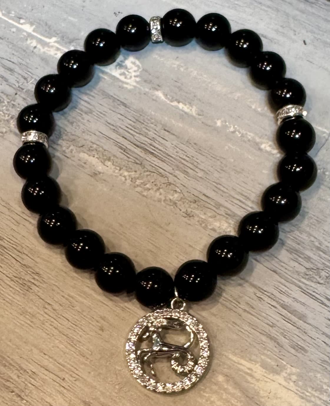 Capricorn Obsidian Bracelet