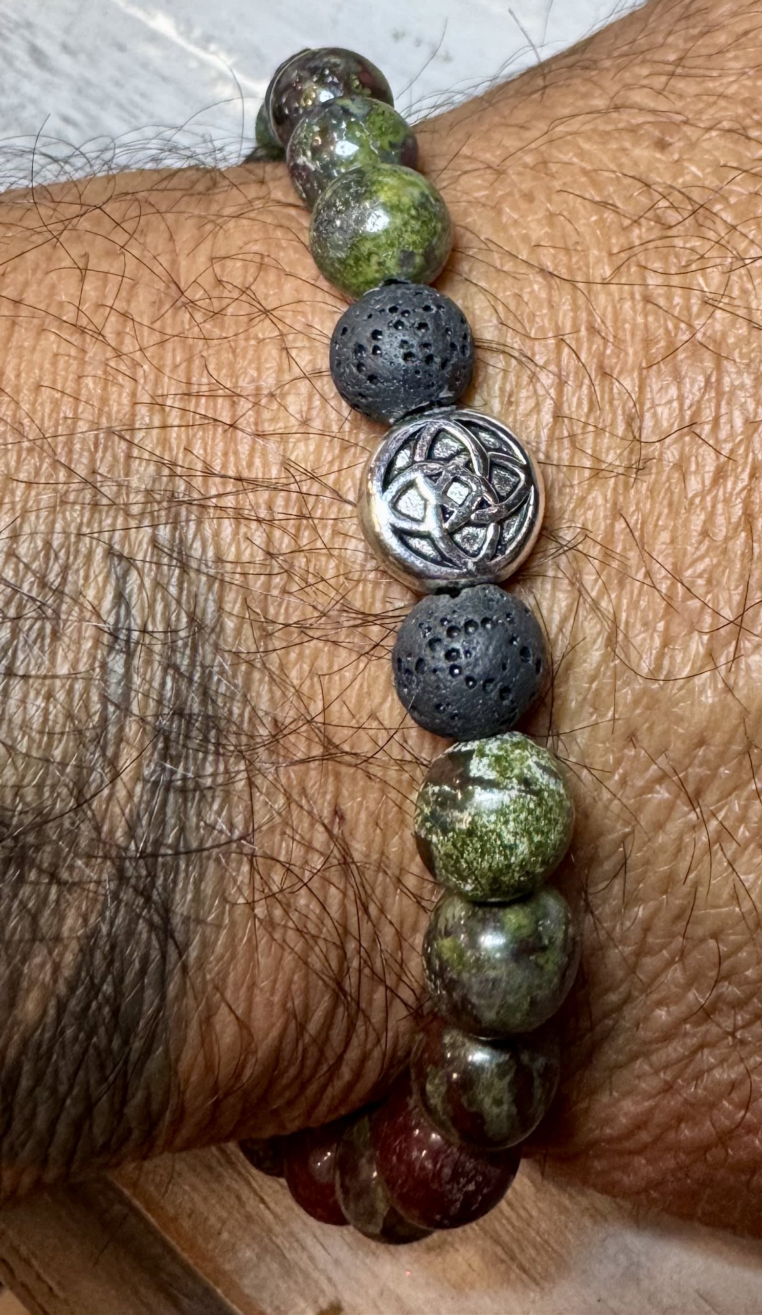 Men's Bloodstone Bracelet