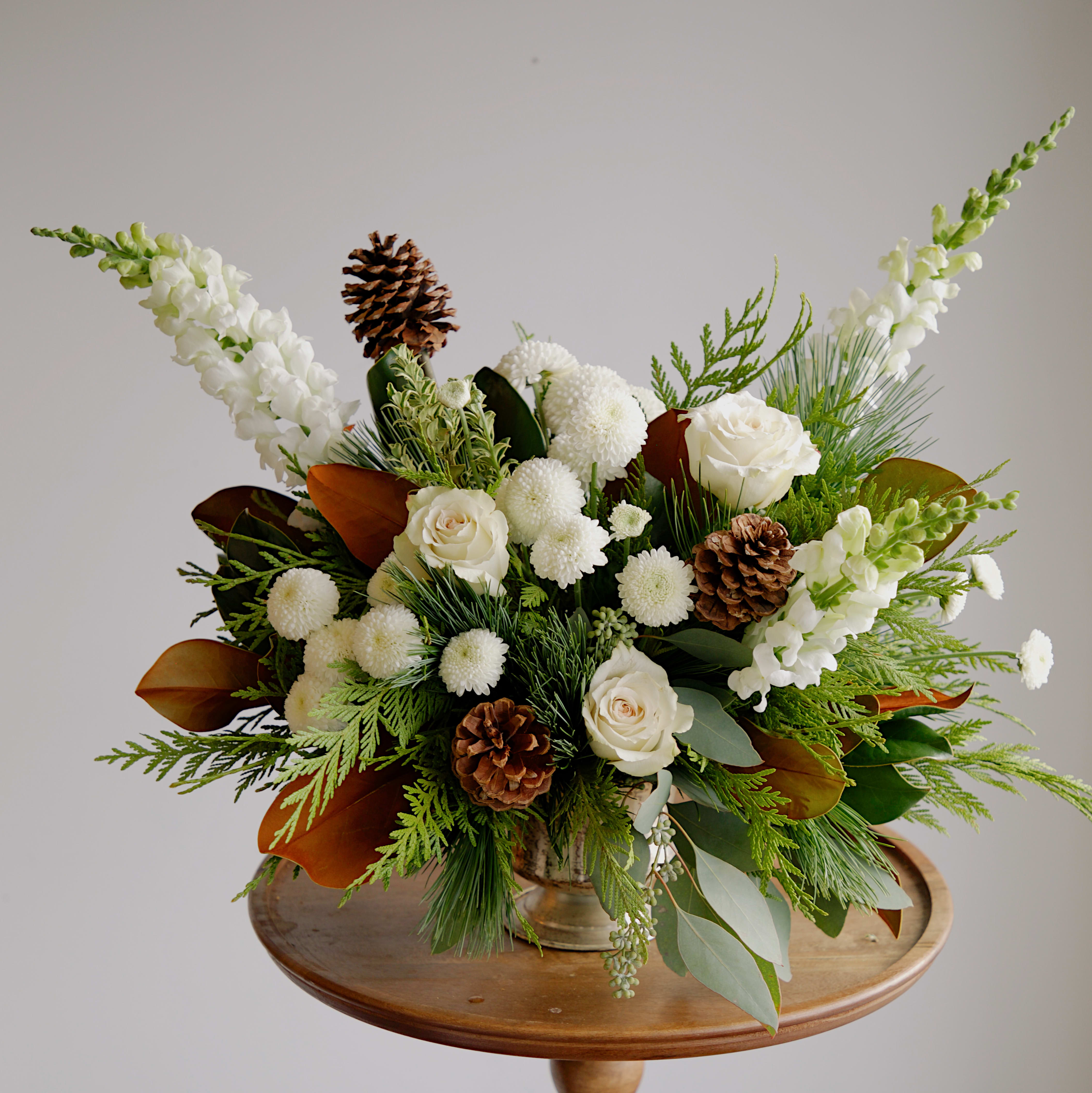 Champagne & Cedar Flower Bouquet