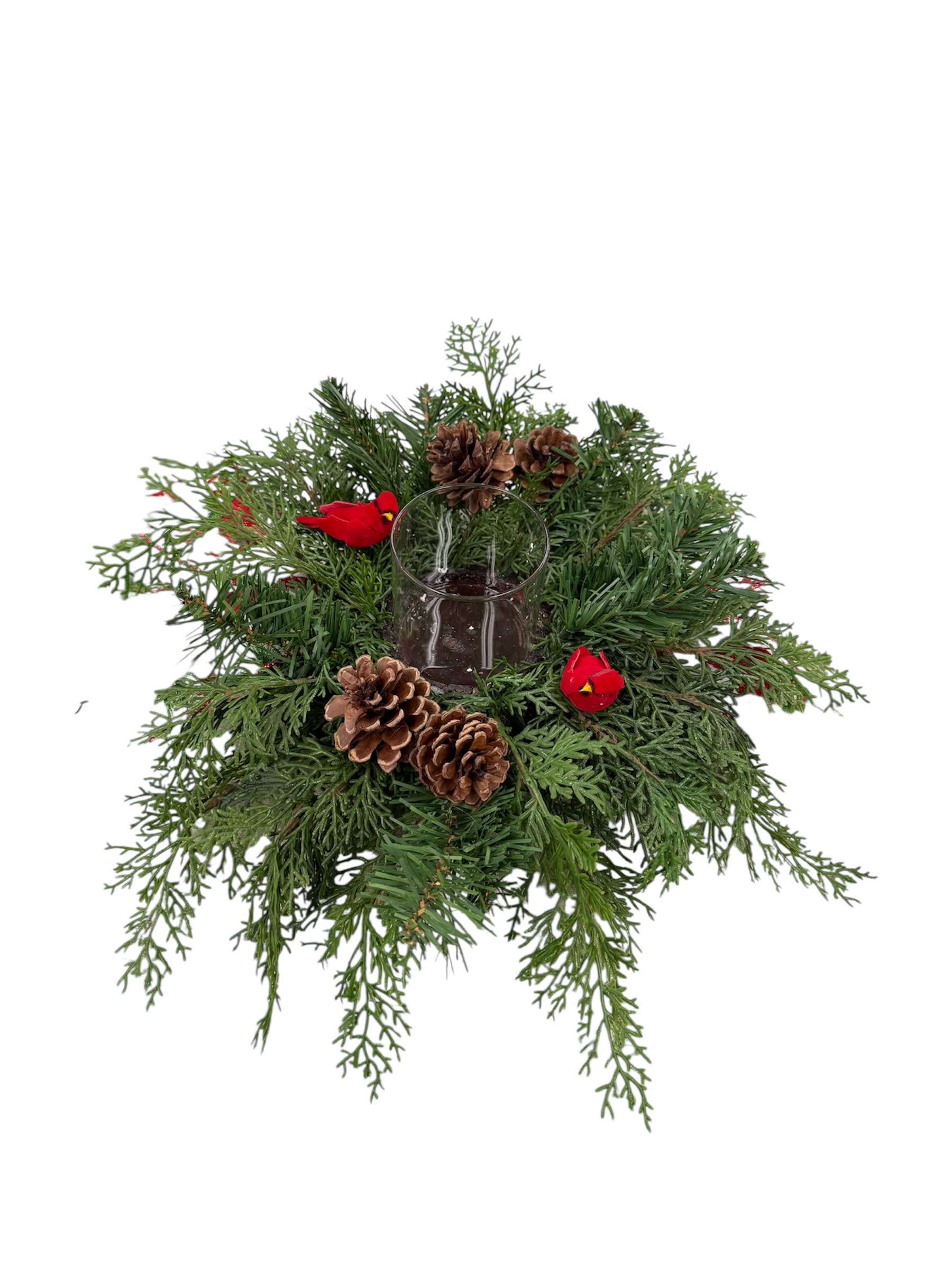 Cardinal Cottage Candle Ring