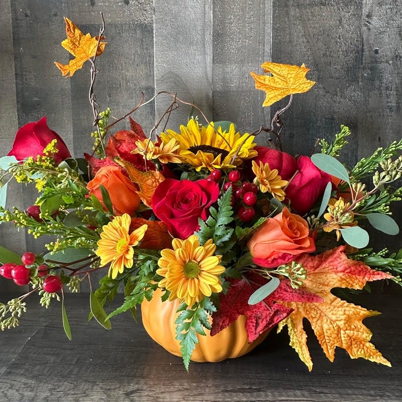 Pumpkin Spice Flower Bouquet